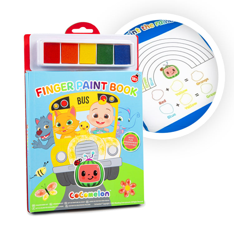 CoComelon Fingerprint Paint Book
