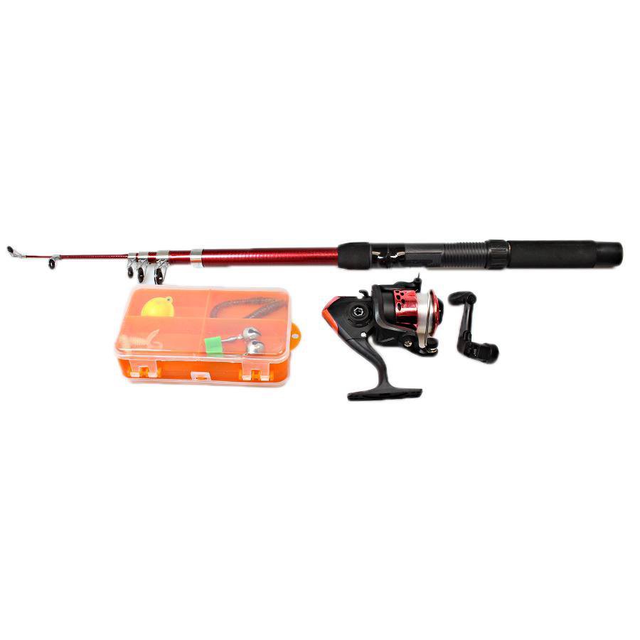E x tendable Fishing Rod With Assorted Accessories