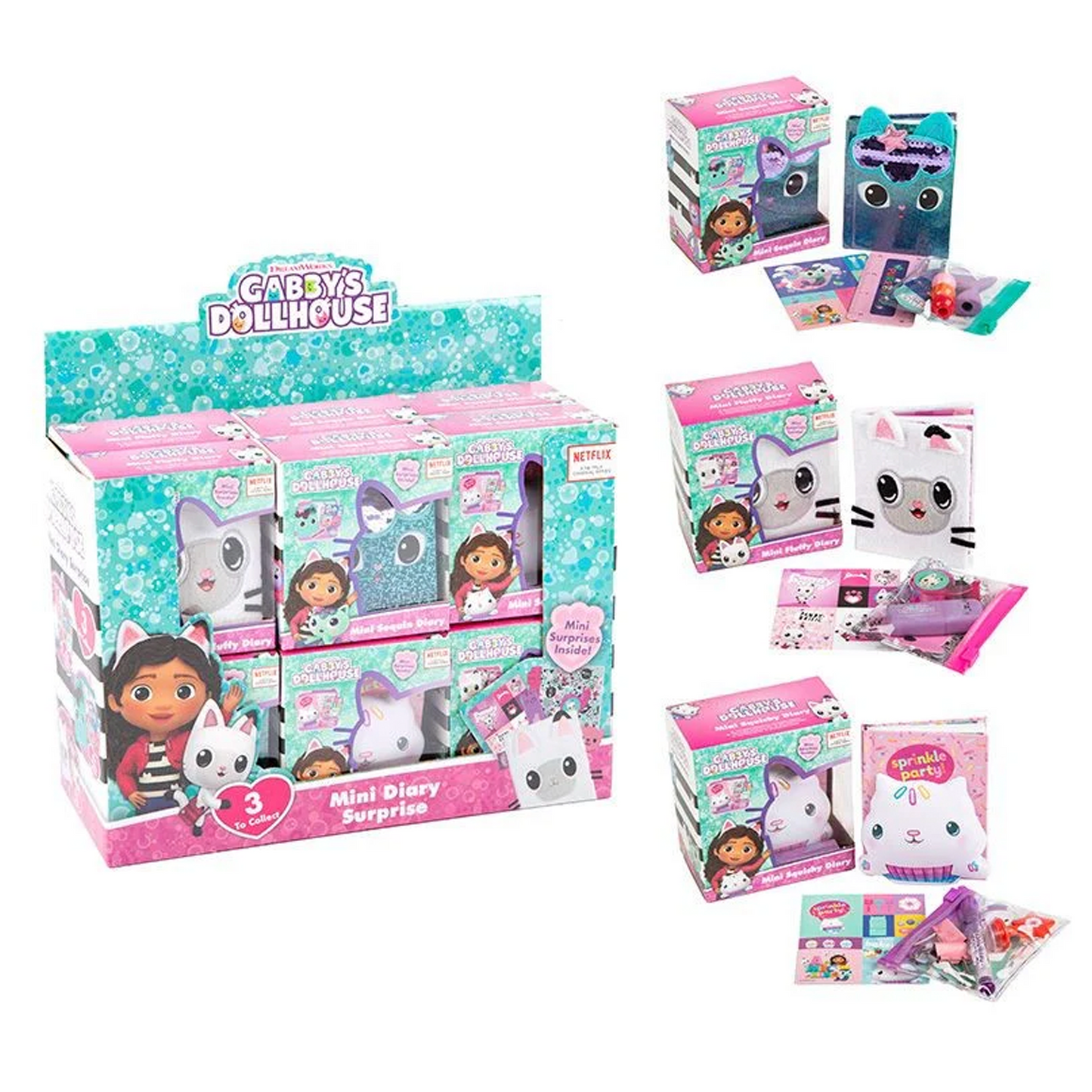 Gabby's Dollhouse - Mini Sequin Diary