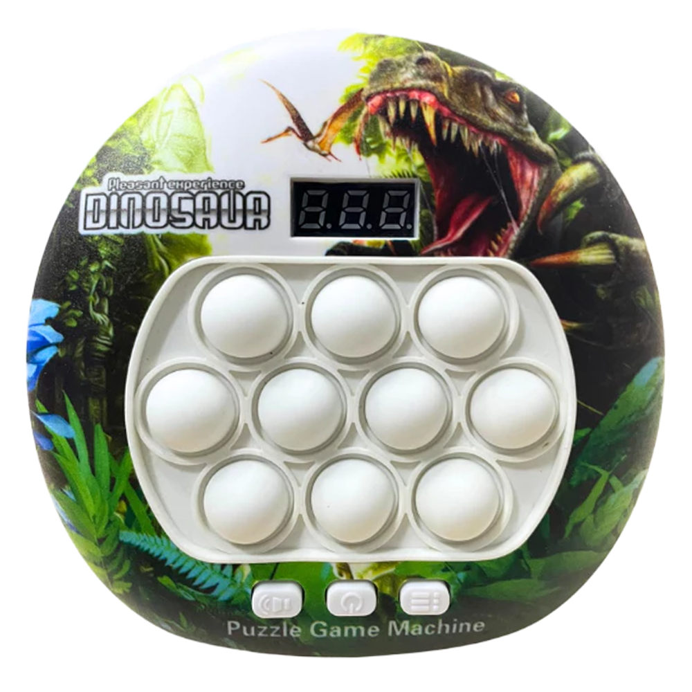 Dinosaur Style Quick Pop Push Electric Handheld Game - 4 Designs
