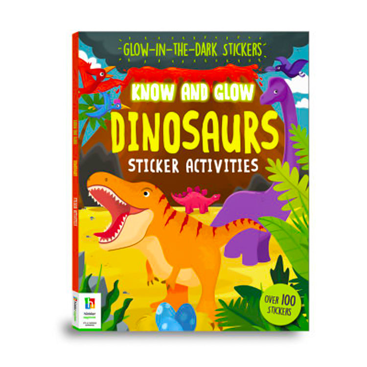 Dinosaurs Glow In The Dark Bumper Activity Book