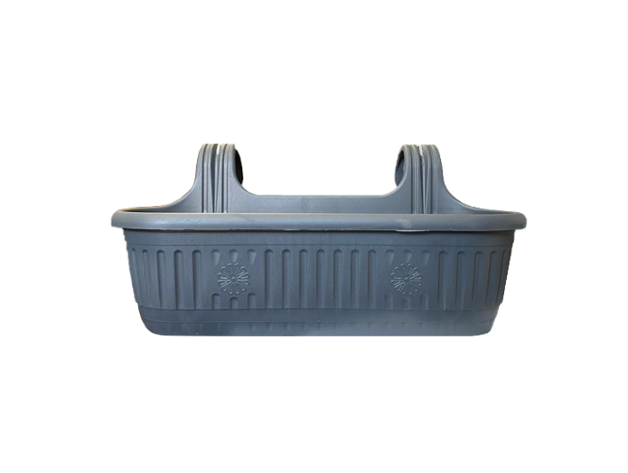 Plastic Hanging Garden Flower Pot Large 17 X 53 X 26Cm Assorted Colours