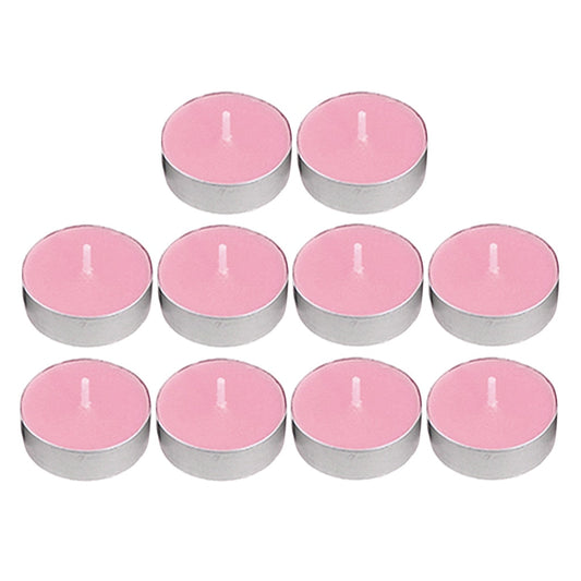 Beautifully Scented Opella Sunset Pink 12 Tealight Candles 3.5 Hour Burn Time CD001SP