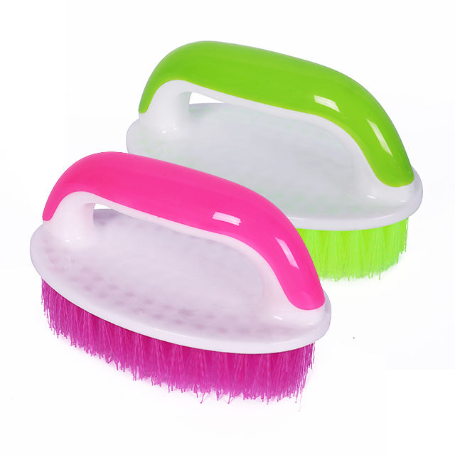 Plastic Cleaning Scrubbing Brush 13 x 8 cm Assorted Colours 6846