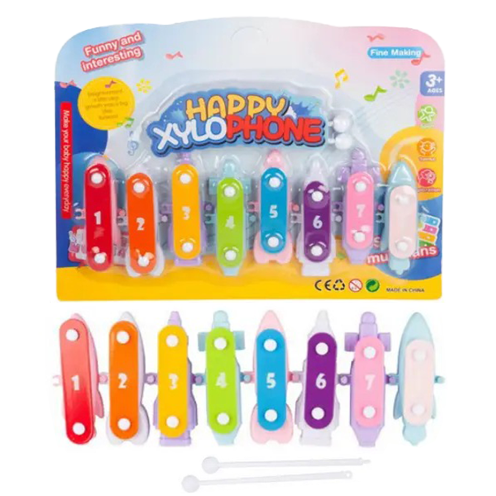 Happy Xylophone - Kids Colourful Toy Instrument