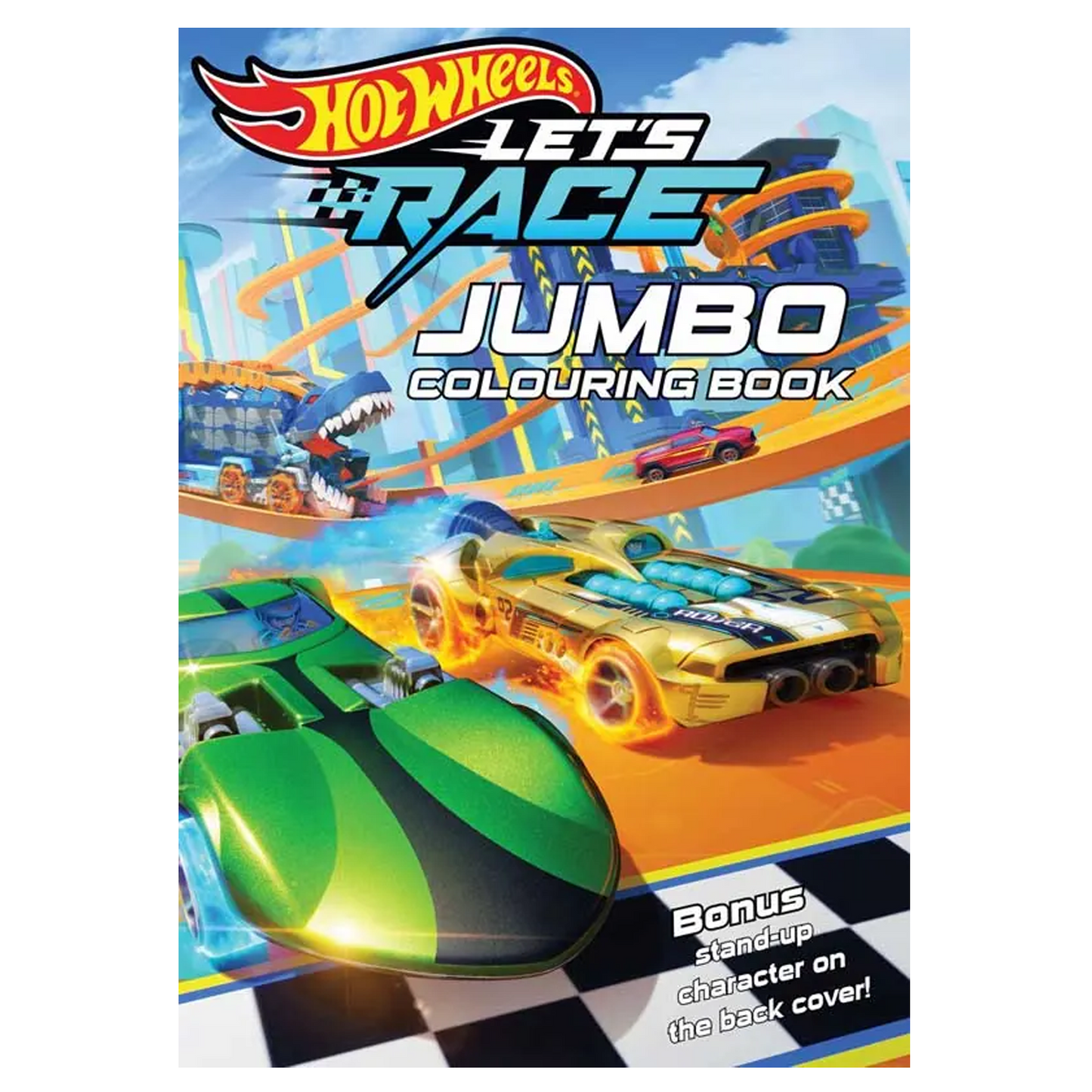 Hot Wheels Let's Race Jumbo Colouring Book - 160 Pages