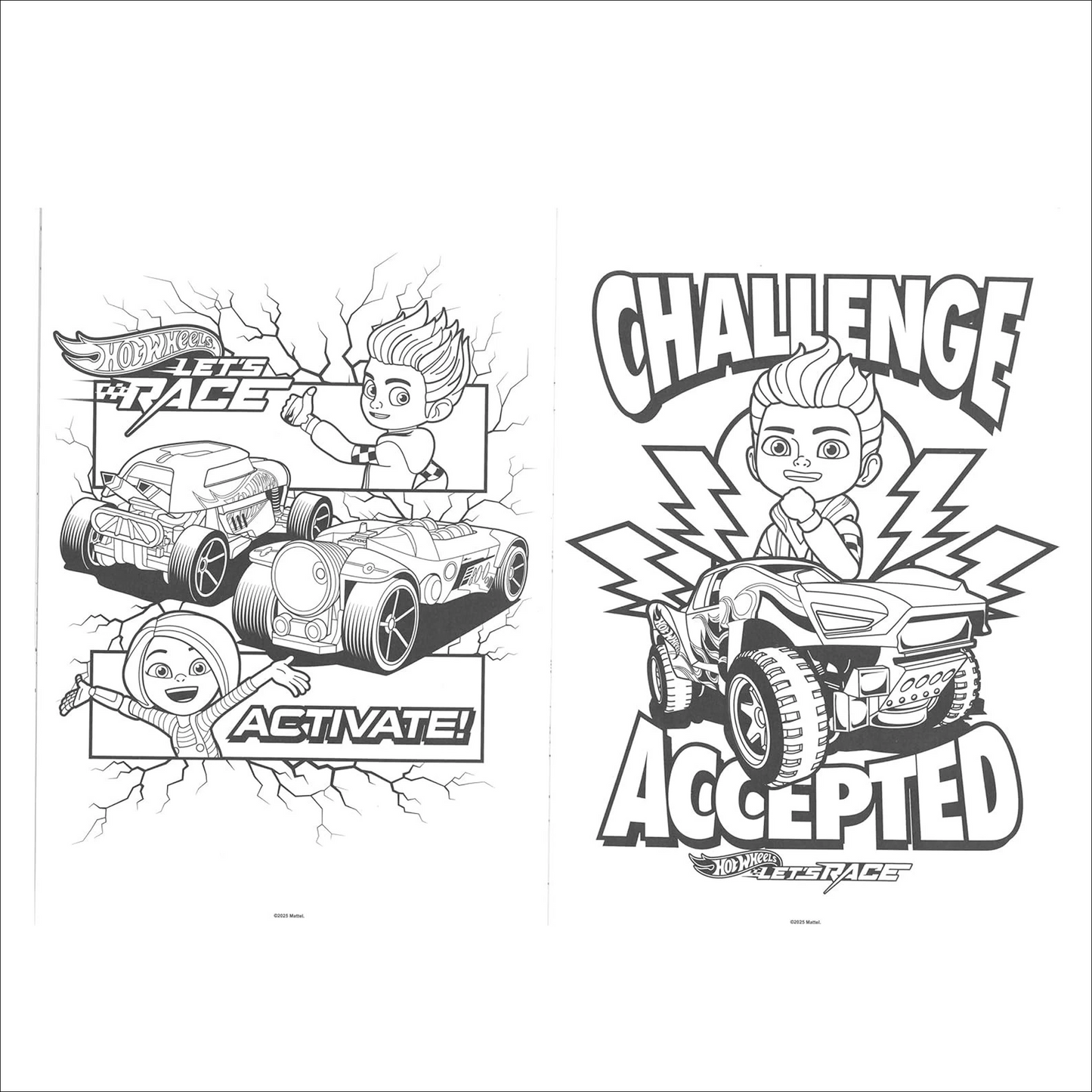 Hot Wheels Let's Race Sticker Book