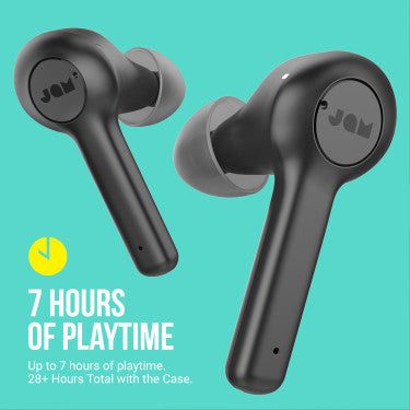 JAM Bluetooth True Wireless Active Noise Cancelling Earbuds with Charging Case