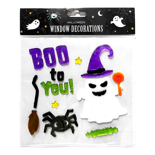 Spooky Boo Ghost Gel Sticker Set