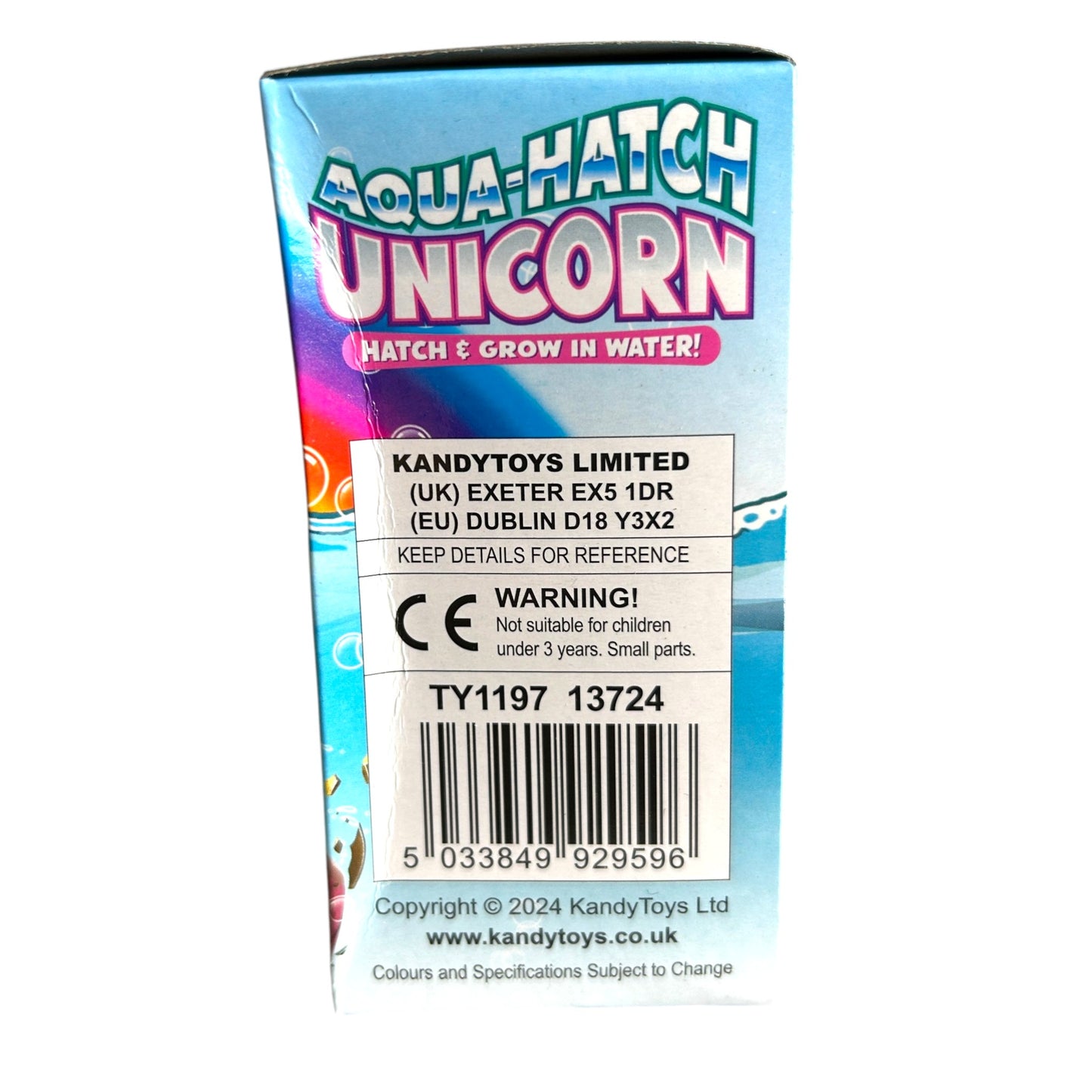 Aqua-Hatch Unicorn Toy