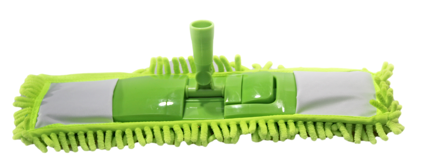 Flat Microfibre Floor Mop with Expandable Stick Pole Handle 42 cm Assorted Colours 2045 A