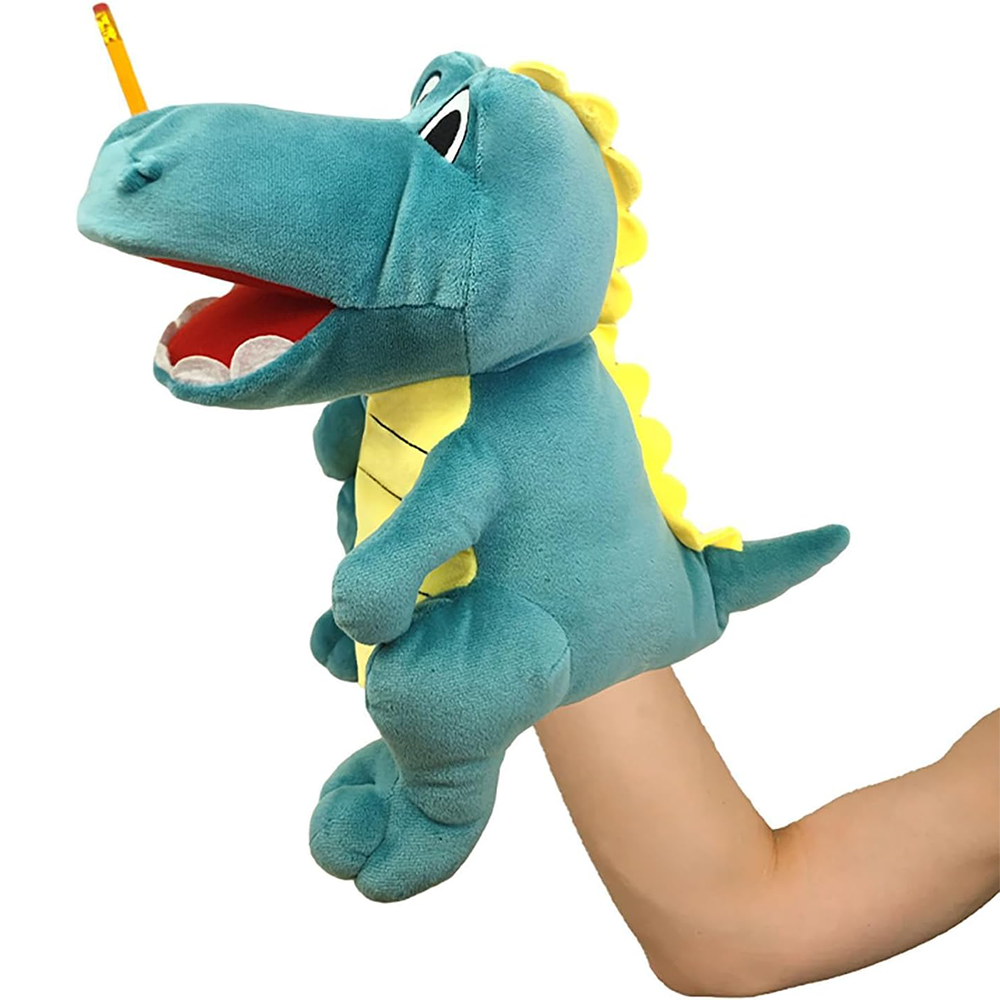 Jeffy Booger the Dinosaur Hand Puppet Soft Stuffed Plush Toy Doll