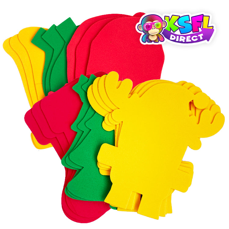 Xmas Foam Shapes x 40 ( BULK BUY SPECIAL )
