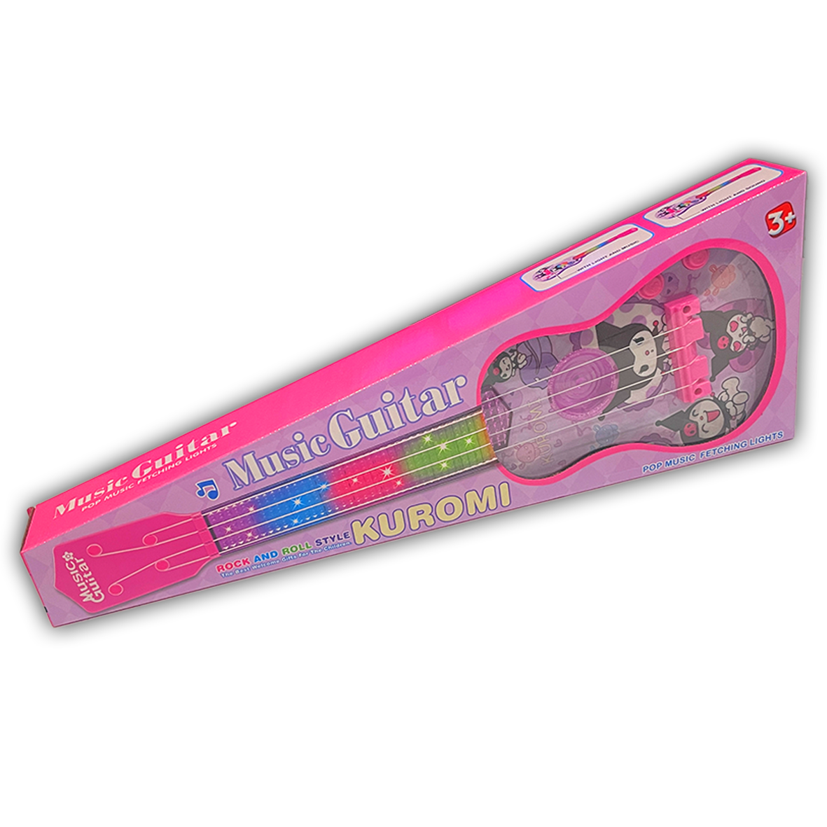 Kuromi Electric Light Up & Sounds Toy Guitar