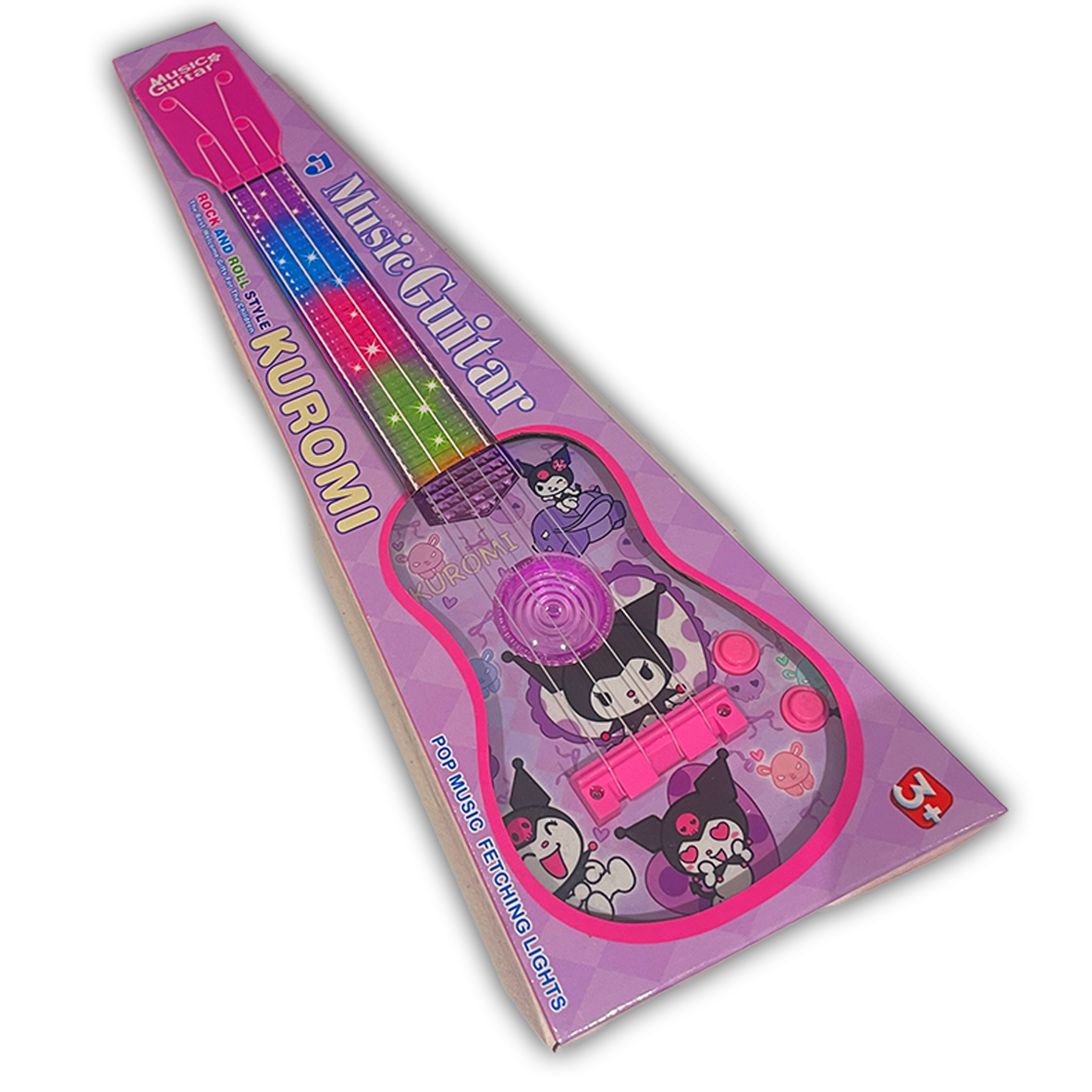 Kuromi Electric Light Up & Sounds Toy Guitar