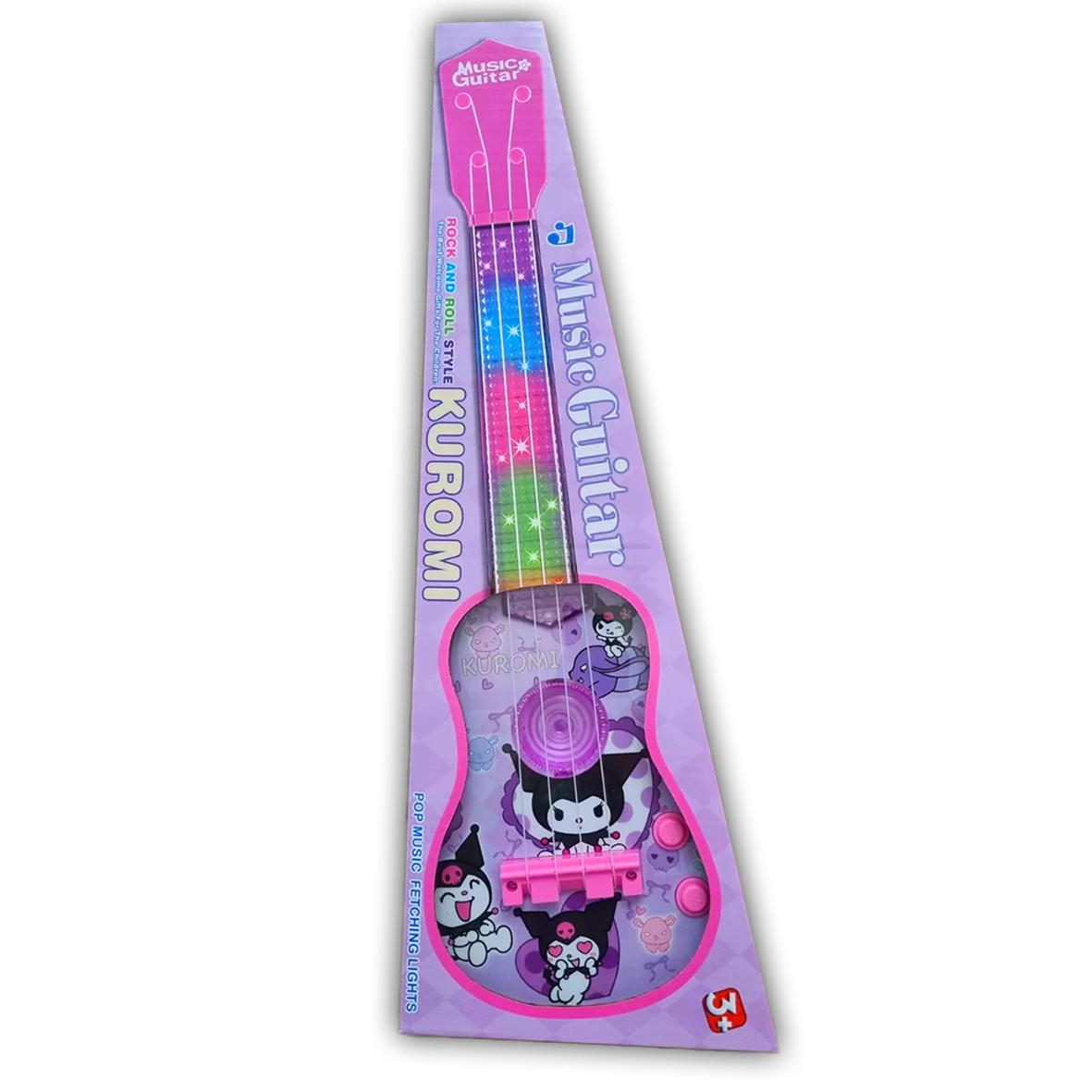 Kuromi Electric Light Up & Sounds Toy Guitar