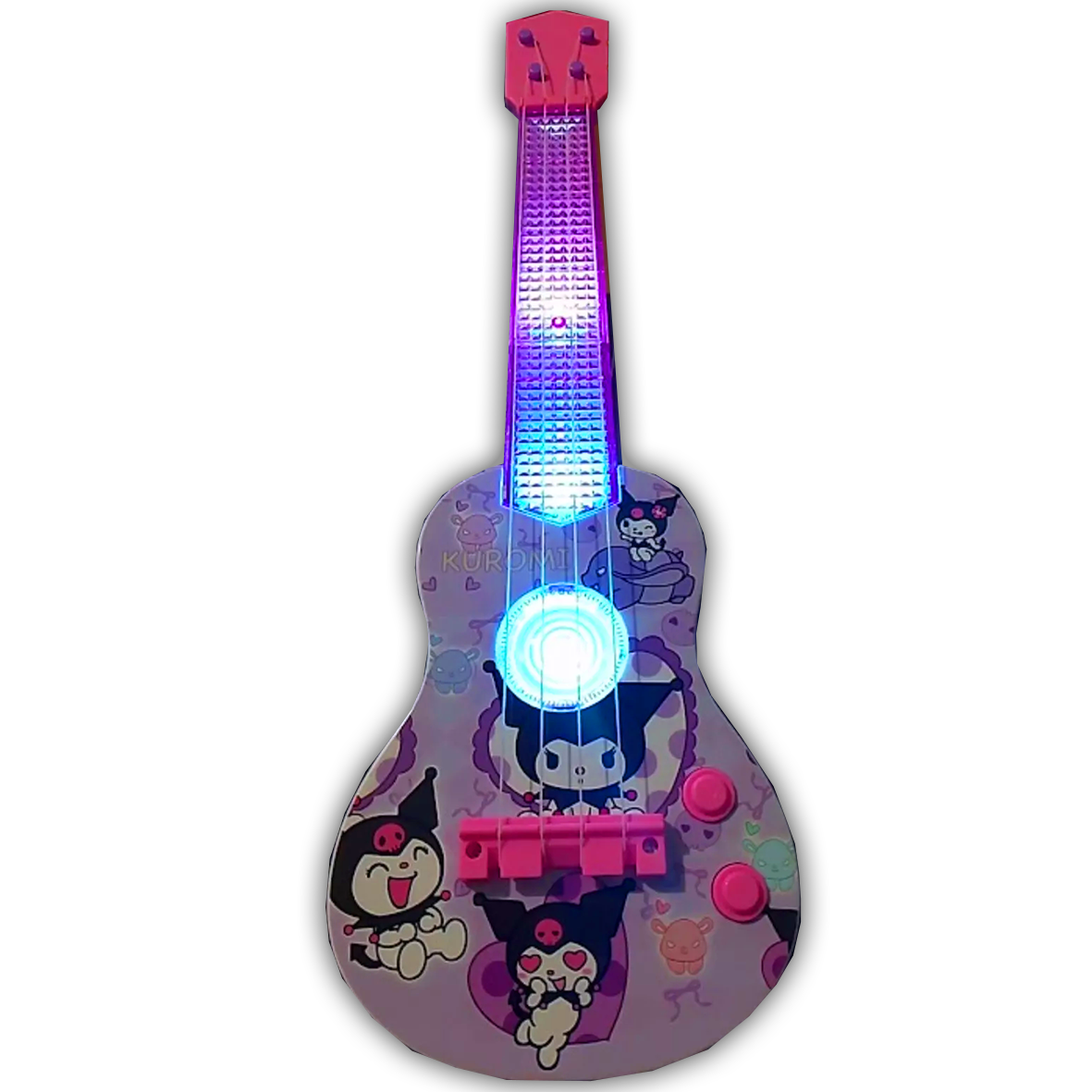 Kuromi Electric Light Up & Sounds Toy Guitar