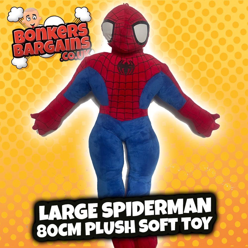 Large spiderman plush deals