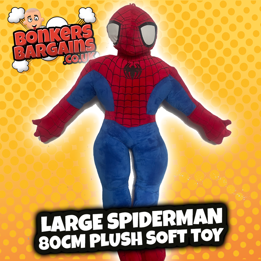 Large spiderman plush toy sales