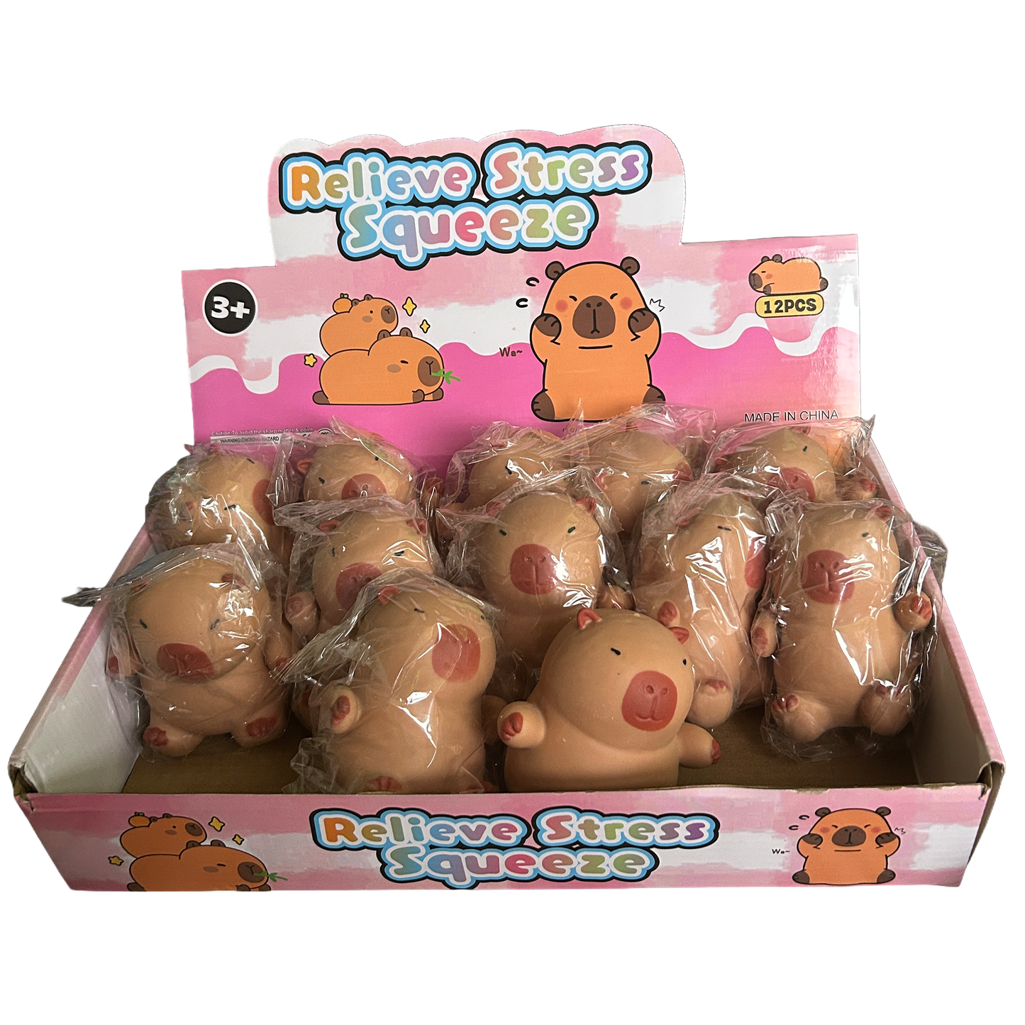 Large Squishy Capybara Squish Fidget Sensory Toy