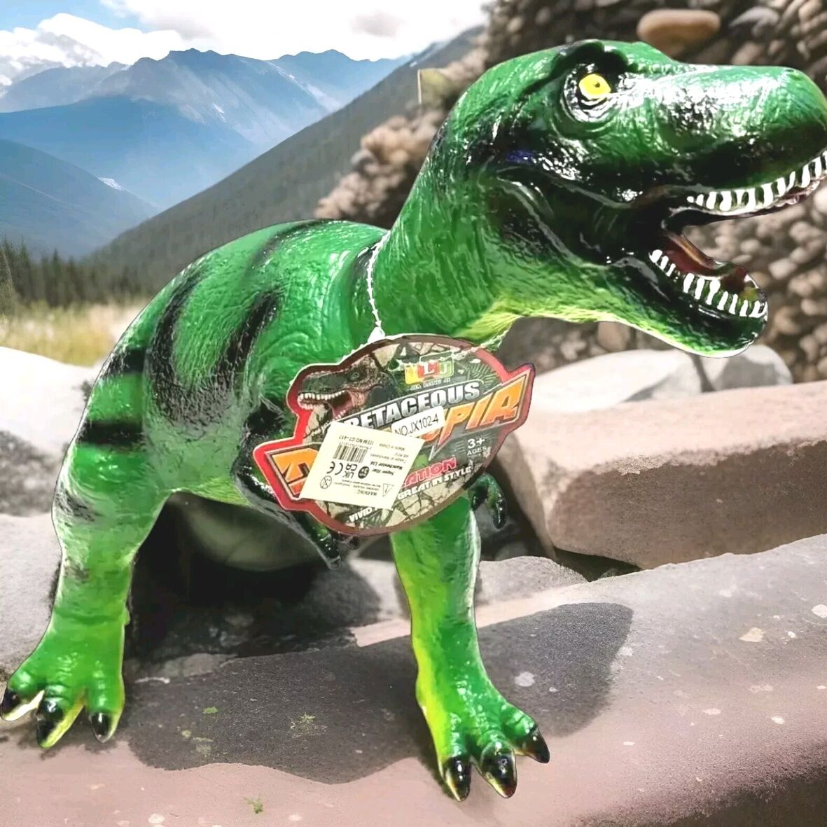 Large Rubber Sound Dinosaur Toy 55cm