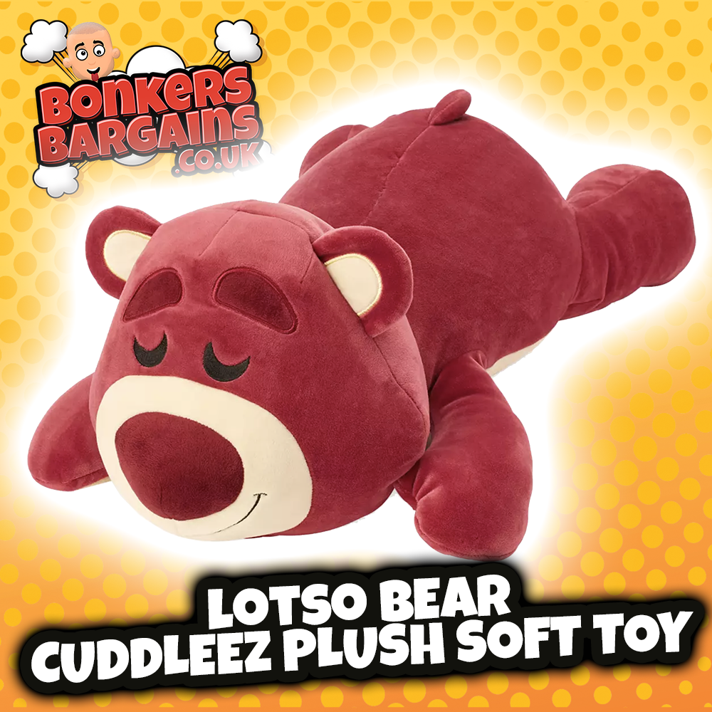 Lotso Bear Cuddleez Plush Soft Toy Bonkers Bargains