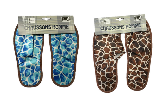 Bathroom Slippers Printed Design Sizes 35 - 45 Assorted Colours and Sizes LT2369