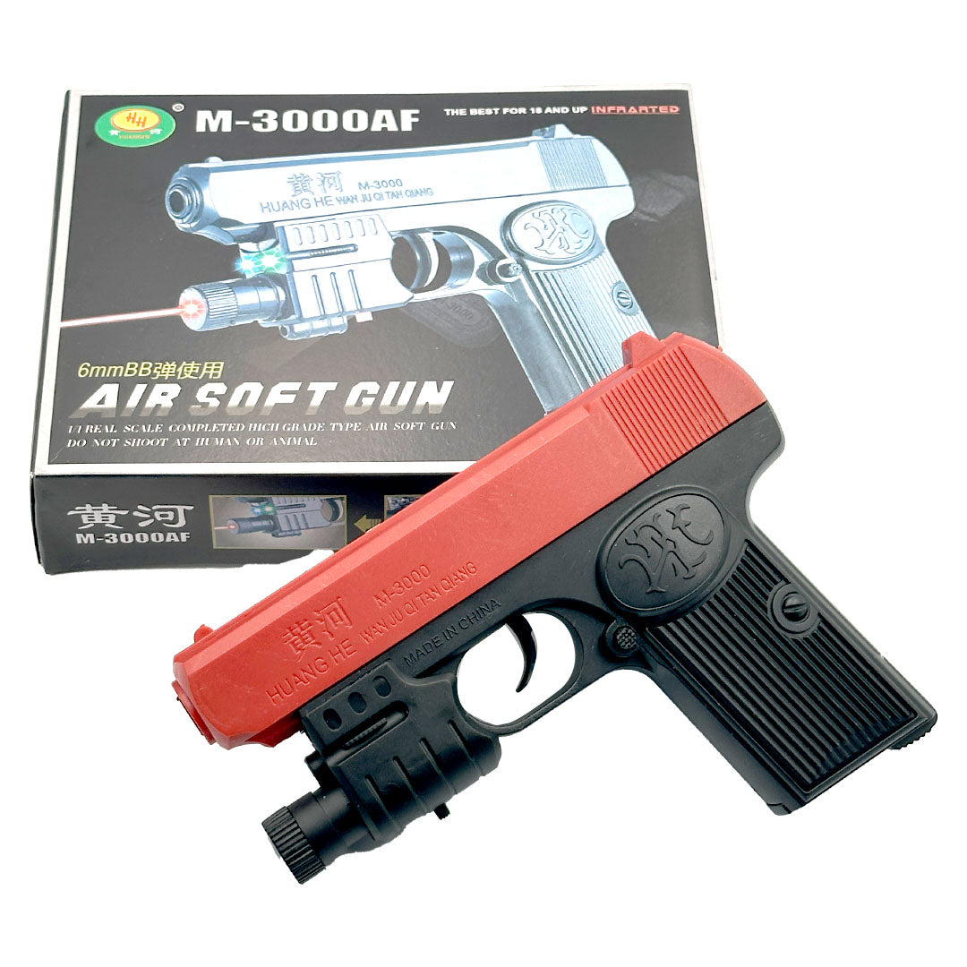 Bb Gun Kids Plastic Black And Red Round Bullet Gun