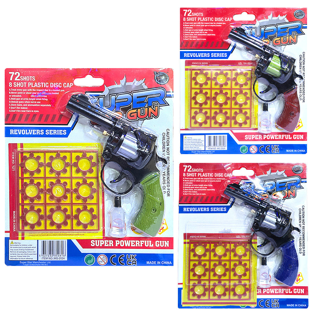 Metal Cap Gun & 72 Shots