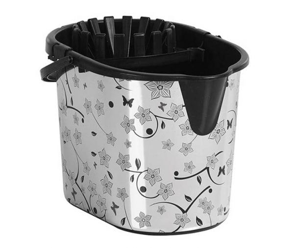 Plastic Mop Bucket with Printed Design 15L Assorted Designs MTS001 A