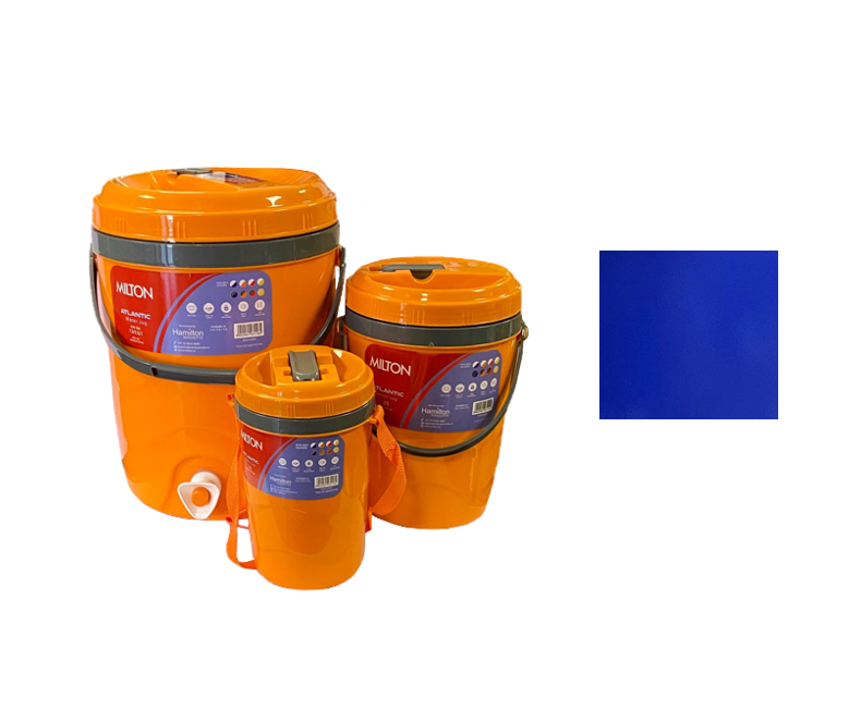 Atlantic Round Water Cooler Jug Set Of 3 1/2.5/7.5L Assorted Colours