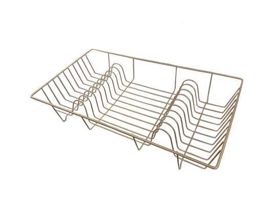 Metal Kitchen Dish Drainer Rack 52 x 28.5 x 9.5 cm Champagne MX9082