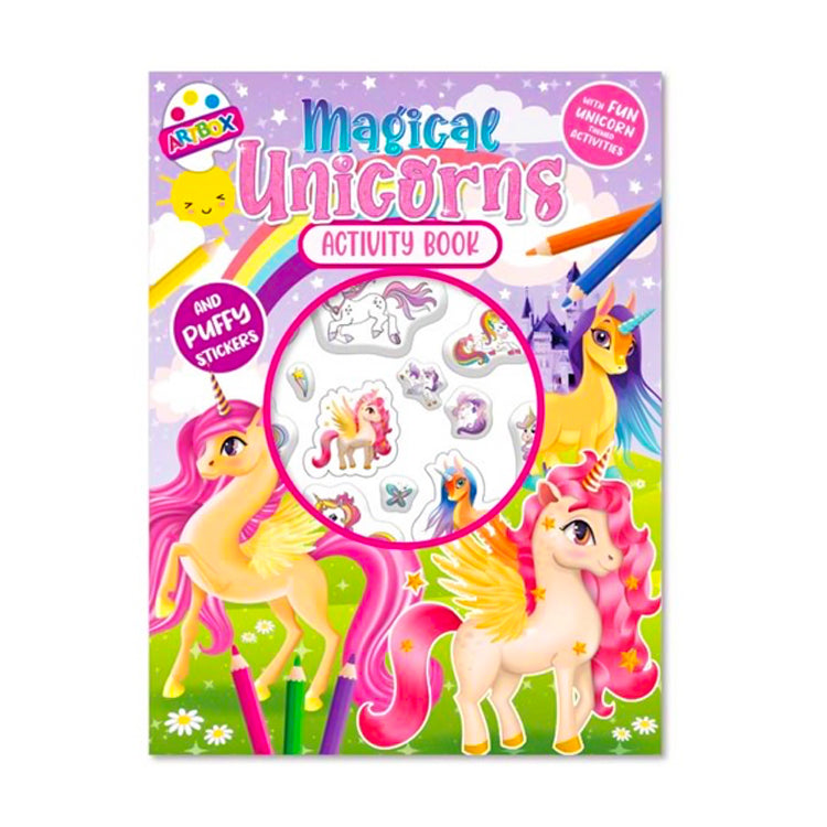 Magical Unicorns Puffy Sticker Activity Book