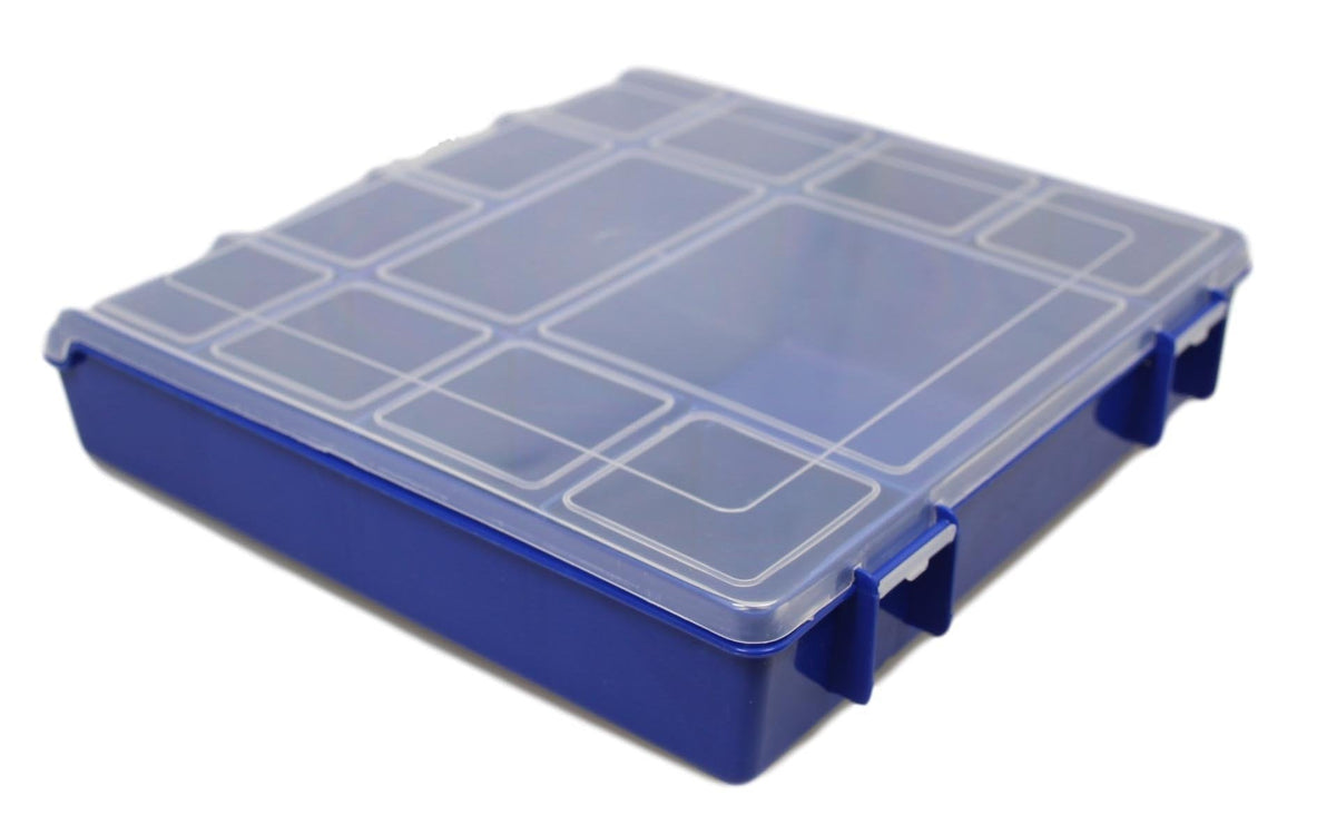 Medicine Storage Container Box Assorted Slot Sizes Available In 3 Colours 20Cm X 20Cm