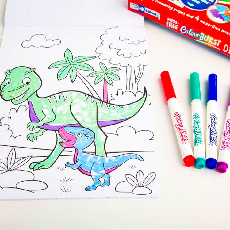 Dinosaurs Mess Free Colour Burst Kit