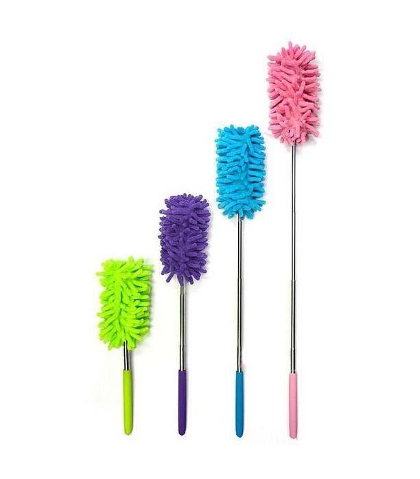 Extendable Telescopic Microfibre Cleaning Duster 25-75cm Assorted Colours 4534