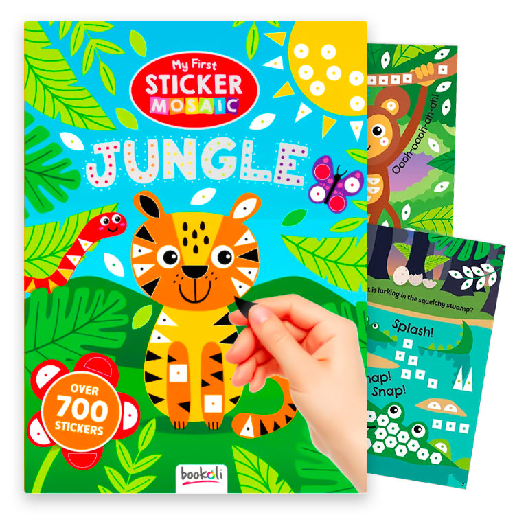 Jungle Sticker Mosaic Activity Book