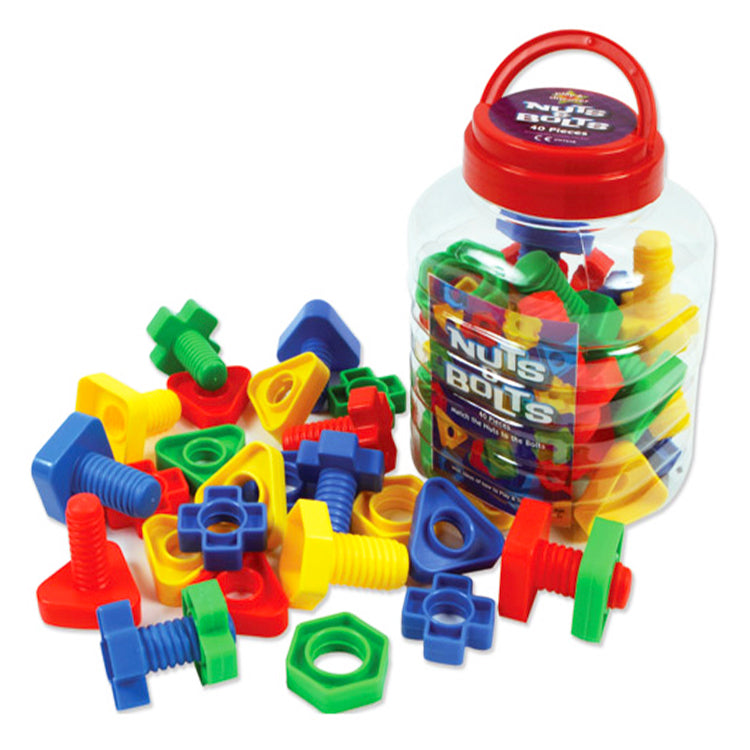 Mega Jumbo Nuts And Bolts Play Jar