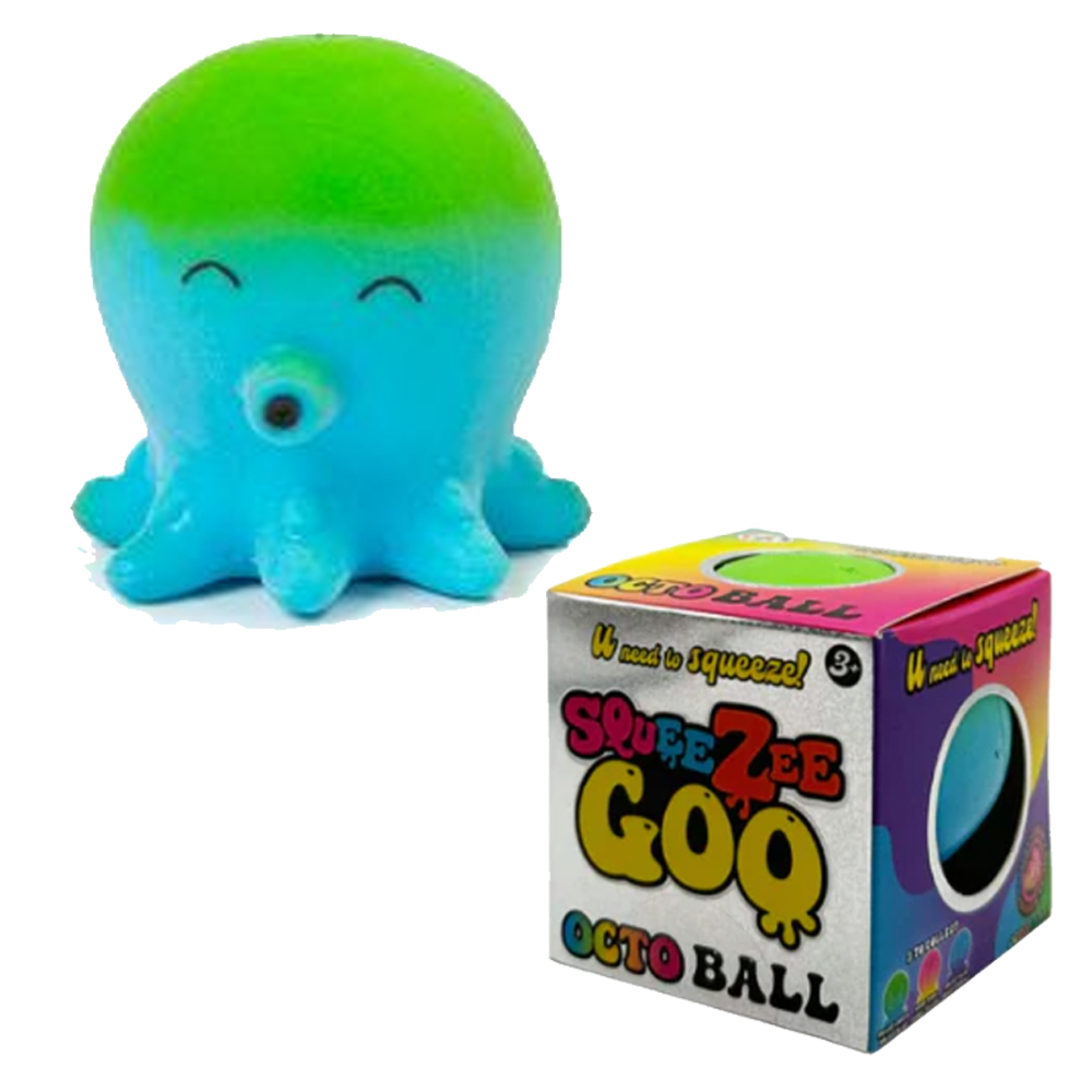 SqueeZee Goo Octo Ball Bundle of 3 in All Colours