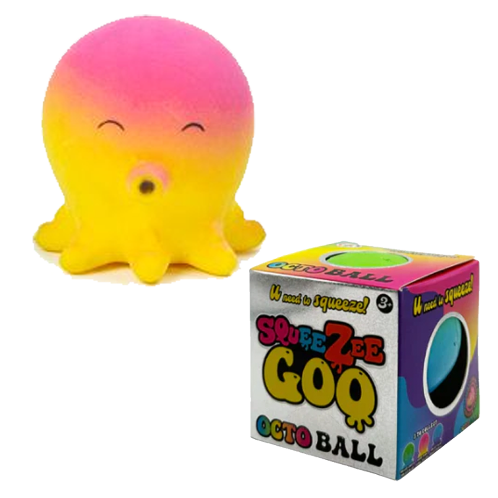SqueeZee Goo Octo Ball Bundle of 3 in All Colours