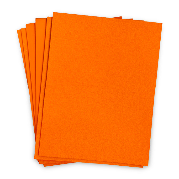 Orange A4 Deluxe Foam Craft Sheets x 6
