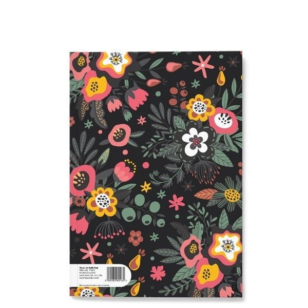 Floral A4 Refill Pad School Assorted Designs P1070