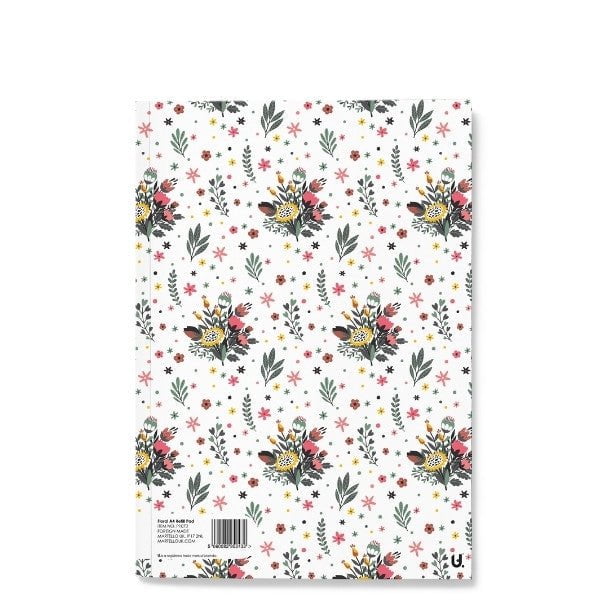 Floral A4 Refill Pad School Assorted Designs P1070