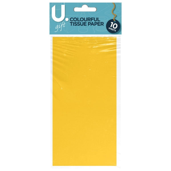 Colourful Tissue Paper 10 Sheets Assorted Colours P2064