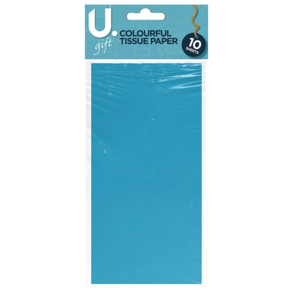 Colourful Tissue Paper 10 Sheets Assorted Colours P2064