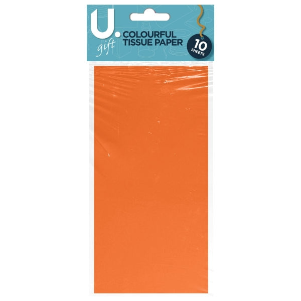 Colourful Tissue Paper 10 Sheets Assorted Colours P2064