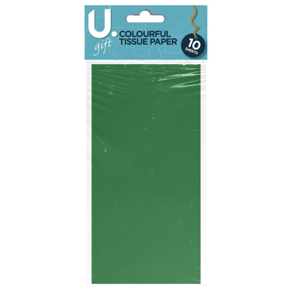 Colourful Tissue Paper 10 Sheets Assorted Colours P2064