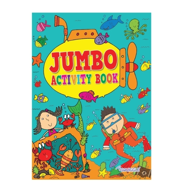Jumbo Activity Book 1 & 2 27 x 20 x 0.7 cm Assorted Designs P2152
