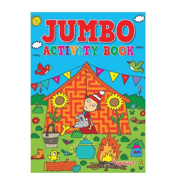 Jumbo Activity Book 1 & 2 27 x 20 x 0.7 cm Assorted Designs P2152