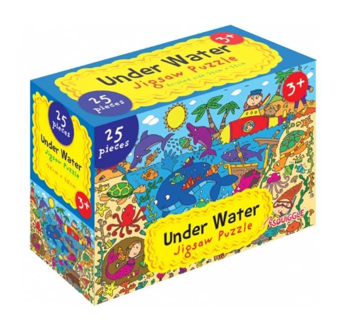 Children's Fun Playing Unicorn / Underwater Jigsaw Puzzle 25 Pieces Assorted Designs P2835